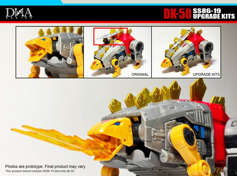 Image Of DNA Design DK 50 86 19 Snarl Upgrade Kit For Transformers Studio Series  (8 of 10)
